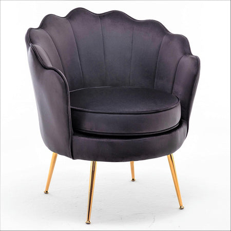 Concha Velvet Negro - Armchair