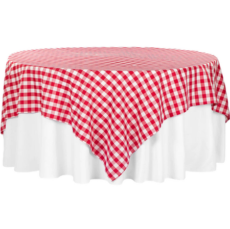 Gingham Checkered Square - Rojo