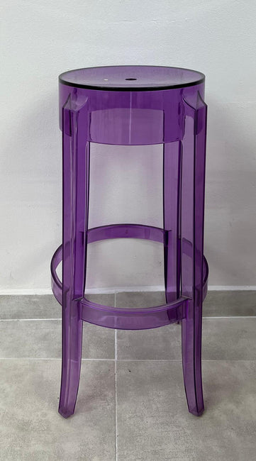 Stool Acrilico Lila