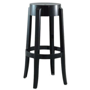 Stool Acrilico Negro Smoked